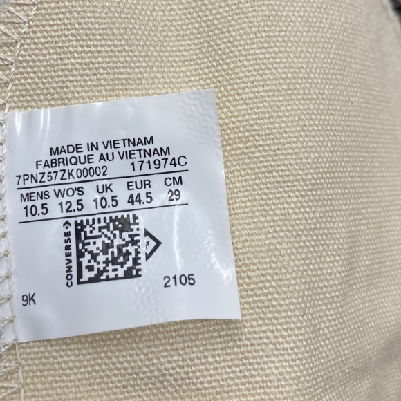 Converse Ctas Lift Platform Men High Sneakers Canvas Acid Washed Custom 171974C - Picture 9 of 11